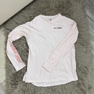 Under Armour Light Pink Crew Neck Shirt